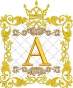 Matriz de bordado ALFABETO LUXOR - Imagem 2