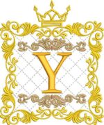 Matriz de bordado ALFABETO LUXOR - Imagem 26