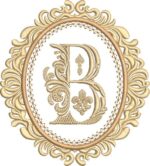 Matriz de bordado Alfabeto vintage - Image 3
