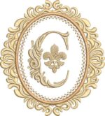 Matriz de bordado Alfabeto vintage - Image 4