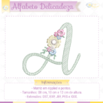 Alfabeto Delicadeza - Rippled