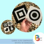 Cards alto contraste Montessori – matriz de bordado
