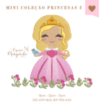 Matriz de Bordado - Mini Coleção Princesas 2 - Image 5