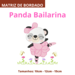 Matriz de Bordado - Panda Bailarina