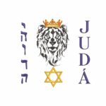 Matriz de bordado para estandarte religioso tribo de judá