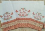 Matriz de bordado Entremeio floral com borboletinhas em aplique - Image 2