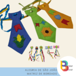 Alegria de São João - matriz de bordado
