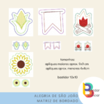 Alegria de São João - matriz de bordado - Image 4