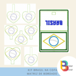 Matriz de bordado - Kit Brasil na Copa - Imagem 2