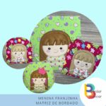Menina Franjinha – Matriz de bordado