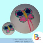 Alinhavo Borboleta – matriz de bordado