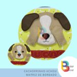 Cachorrinho atividade para livro sensorial