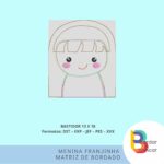 Menina Franjinha – Matriz de bordado - Image 2