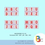 Alfabeto letras bordadas – matriz de bordado - Image 2