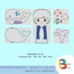 Jonas e a Baleia – página completa para livro sensorial - Image 2