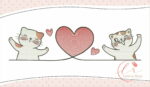 Matriz de bordado Amor de Gatinhos - Image 3