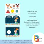 Dedoches Meninas Astronautas – Arte Digital - Image 2