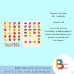 Dominó das Frutas – Arte Digital - Image 2
