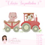 Coleção Fazendinha 3 - Matrizes de Bordados - Imagem 14