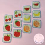 [Matrizes de Bordado] Jogo da Memória Frutas - Dia das Crianças - Image 3