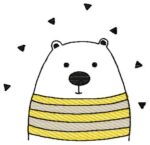 Mini Coleção de Matrizes - Urso Minimalista - Image 2