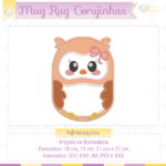 Projeto Mug Rug - Coleção Corujinhas - Image 3