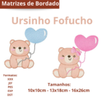 Matrizes de Bordado - Ursinho Fofucho