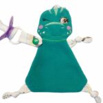 Projeto na Bordadeira - Dinossauro para paninho porta chupeta - Image 3