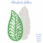Matriz de bordado para almofada folhagens 02