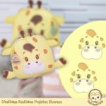 Matrizes de Bordado Girafinhas Rostinhos