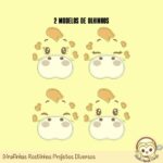 Matrizes de Bordado Girafinhas Rostinhos - Image 2