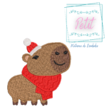 Matriz de Bordado - Capivara de Natal - Image 2