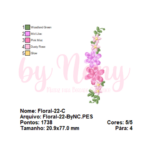 Matriz de Bordado - Floral-22-C - Imagem 2