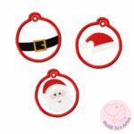 [Matriz de Bordado] Bolinhas para Árvore de Natal Papai Noel - Image 2
