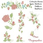 Matriz de Bordado Coleção Rosas - Image 7