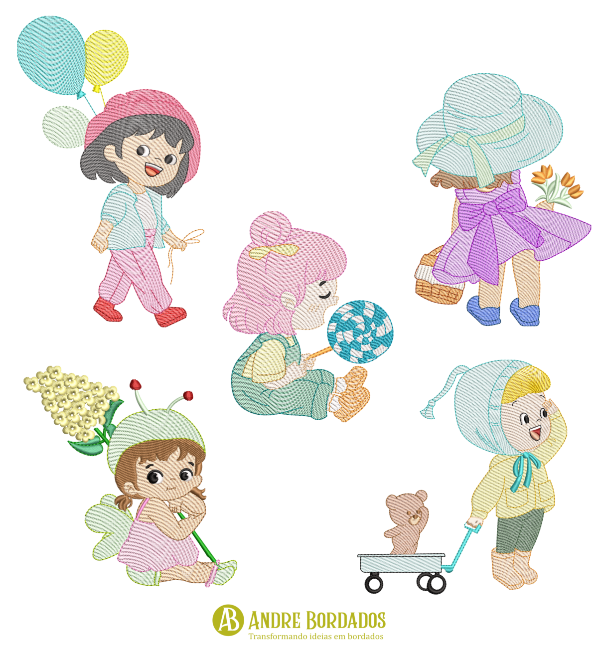 Matriz de Bordado Baby Girl - Image 1