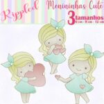 Matriz de Bordado - Menininhas Cute Rippled