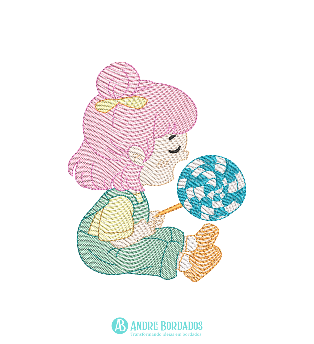 Matriz de Bordado Baby Girl - Image 4