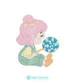 Matriz de Bordado Baby Girl - Image 4