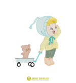 Matriz de Bordado Baby Girl - Image 3