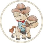 Matriz de bordado coleção menino cowboy - Image 2