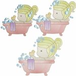 Matriz de Bordado - Menininhas Cute Rippled 2 - Imagem 4