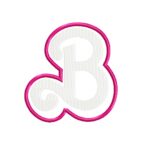 Matriz de bordado B da Barbie - Imagem 4