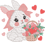 Matriz -de-bordado-coelhos - Imagem 2