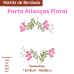 Porta Alianças Floral