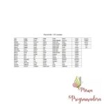 Matriz de Bordado 125 Nomes Flores - Imagem 4