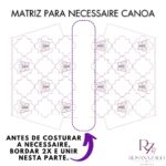 Matriz para NECESSAIRE tipo CANOA