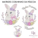 Matriz de bordado Coelhinho da Páscoa