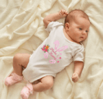 coelhinha floral - minha 1 pascoa - matriz bebe - coelhinha menina - Imagem 2