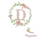 matriz-de-bordado-moldura-flores-letra-D